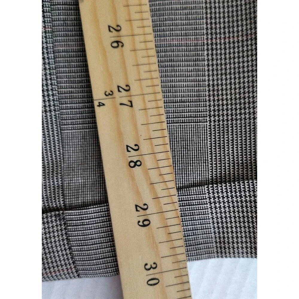 Vintage Burberrys Wool Suit SZ 46 Glen Plaid Windowpane USA Union Pleated Pants